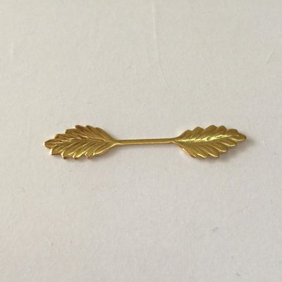 Bail - Gold Large Leaf 35mm