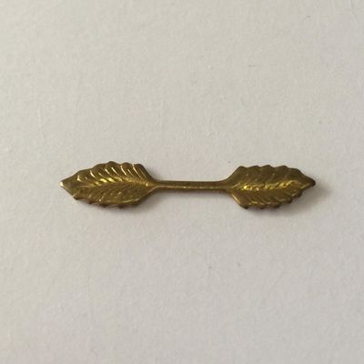 Bail - Gold Small Leaf 25mm