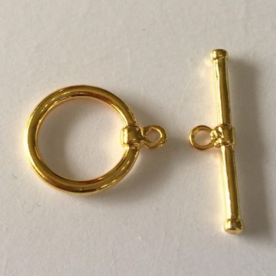 Toggle Clasp - Gold A Grade 15mm