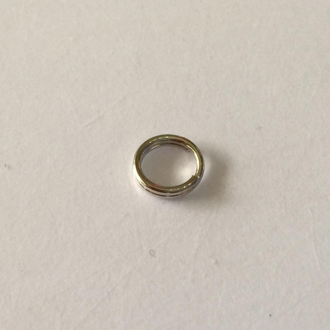 Split Ring - Nickle 6mm