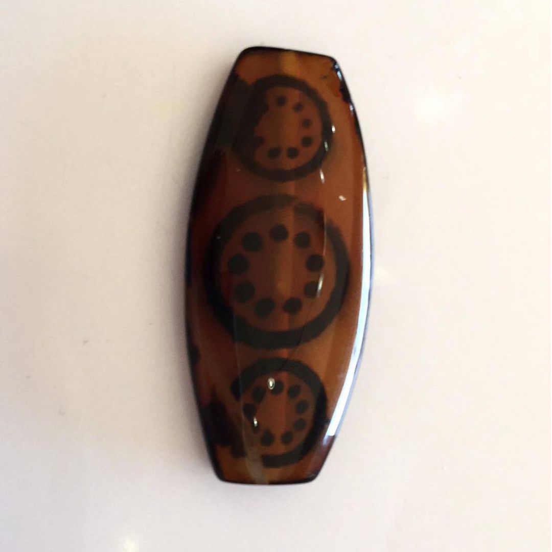 Agate Decorated Pendant - 50mm