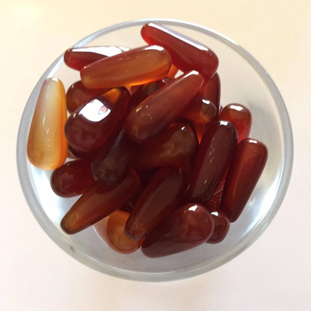 Carnelian Teardrop - 14mm