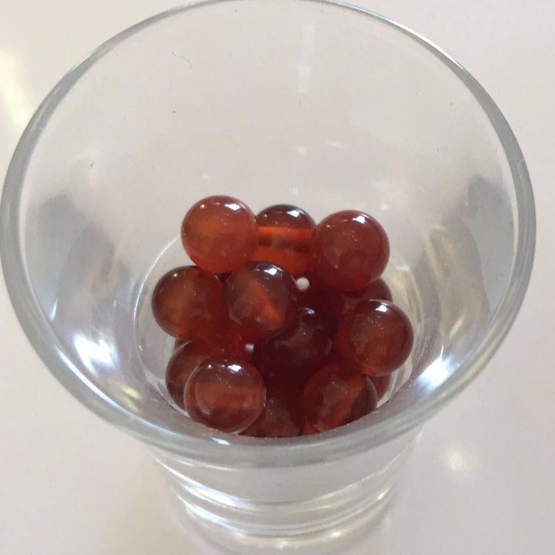 Carnelian Round - 8mm