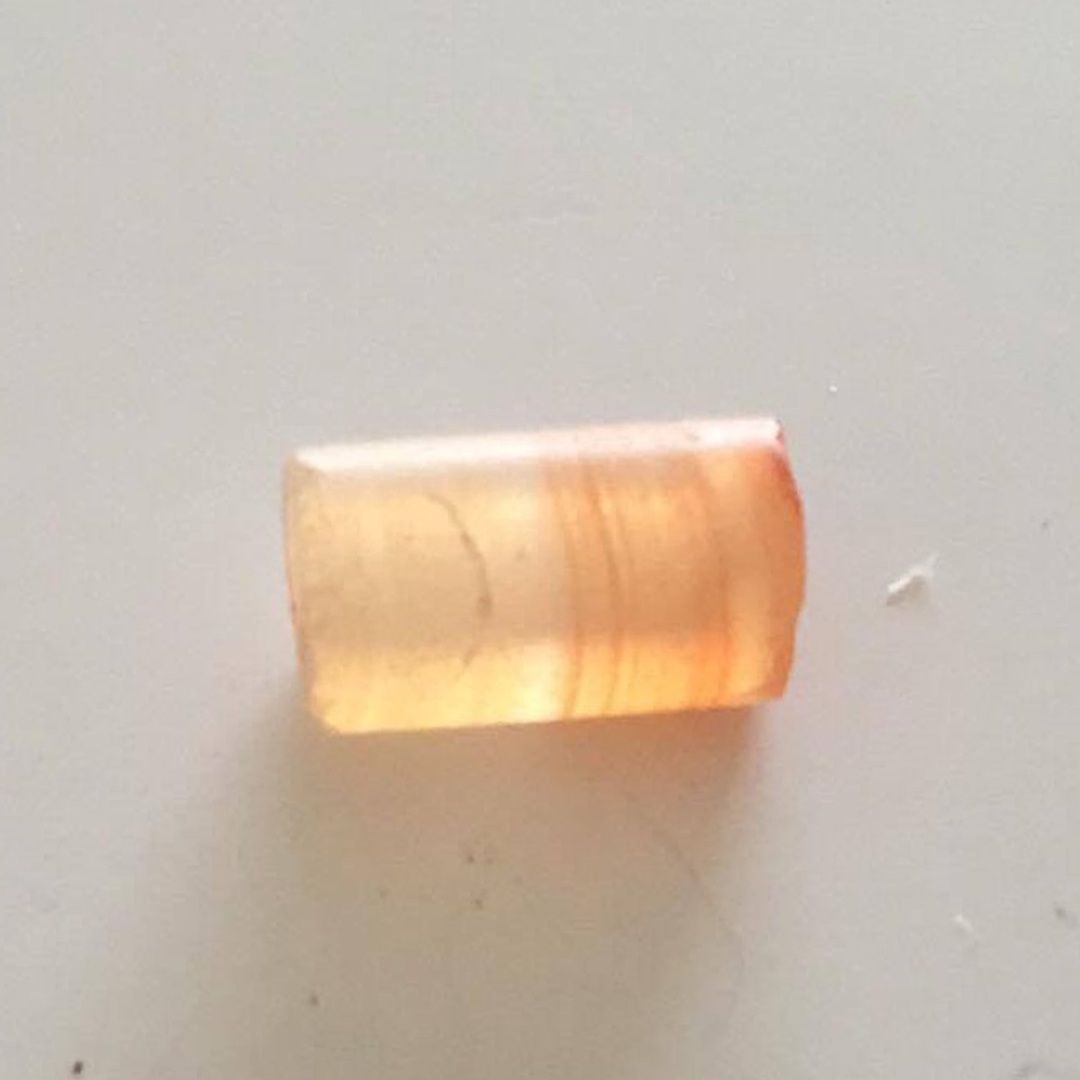 Antique Carnelian Tubes ~12mm