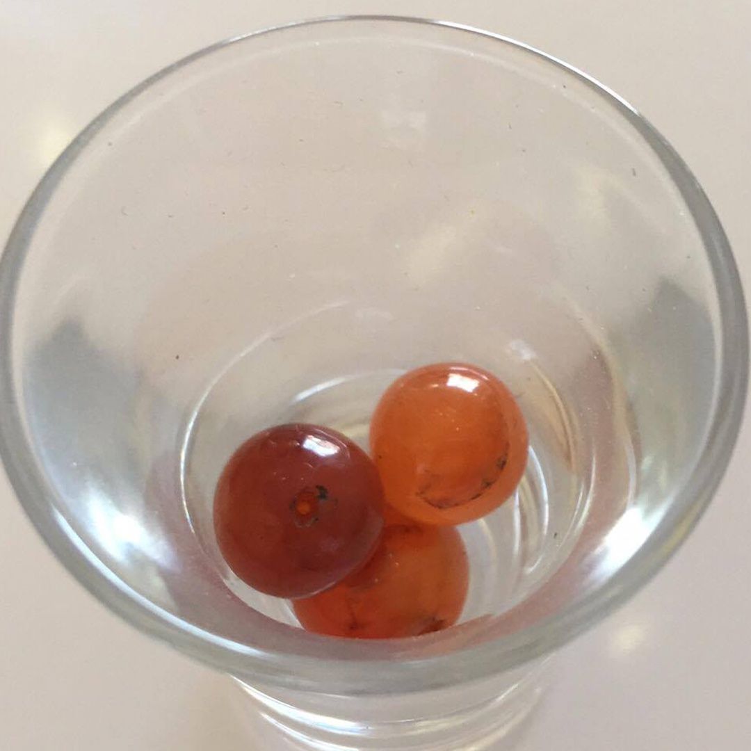 Carnelian Round - 14mm.