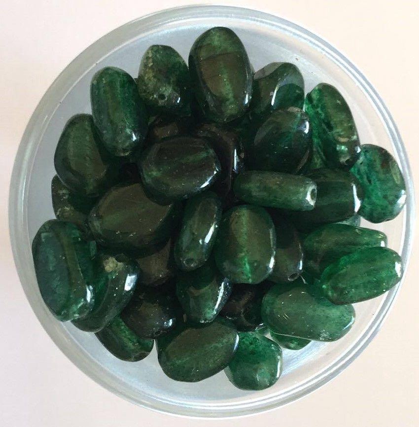 Aventurine Oval - Dark Green 8mm