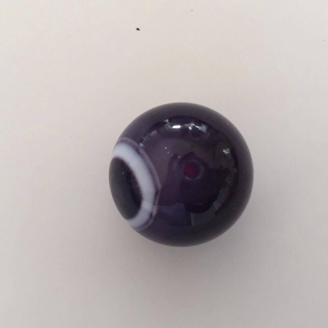 Agate Round - Purple 16mm