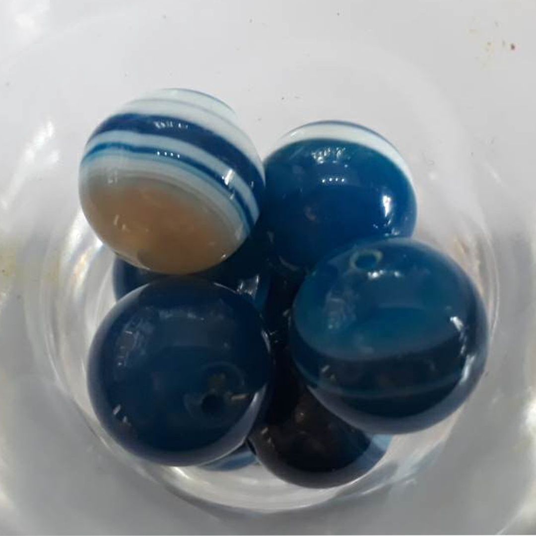 Banded Agate - Blue 12mm