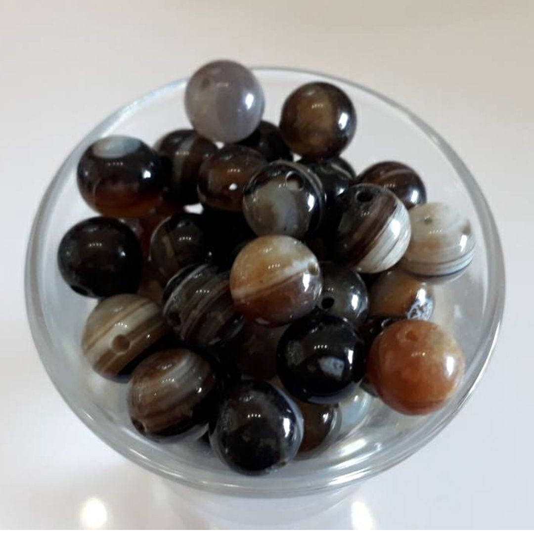 Brazilian Agate Round - 8mm