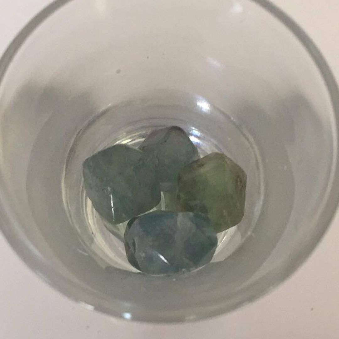 Faceted Fluorite Nugget ~10mm