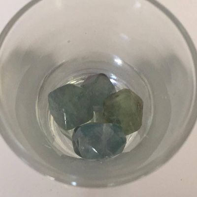 Faceted Fluorite Nugget ~10mm