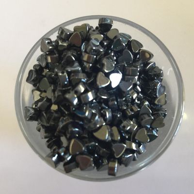 Hematite XS Heart - 4mm