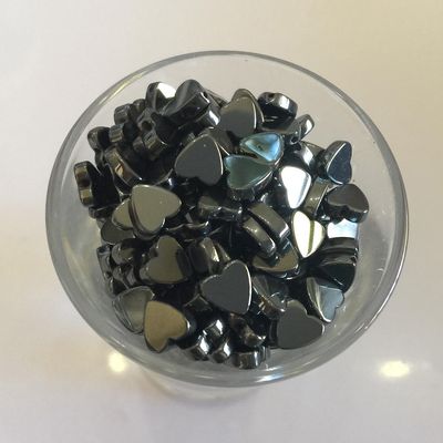 Hematite - Small Heart 5mm