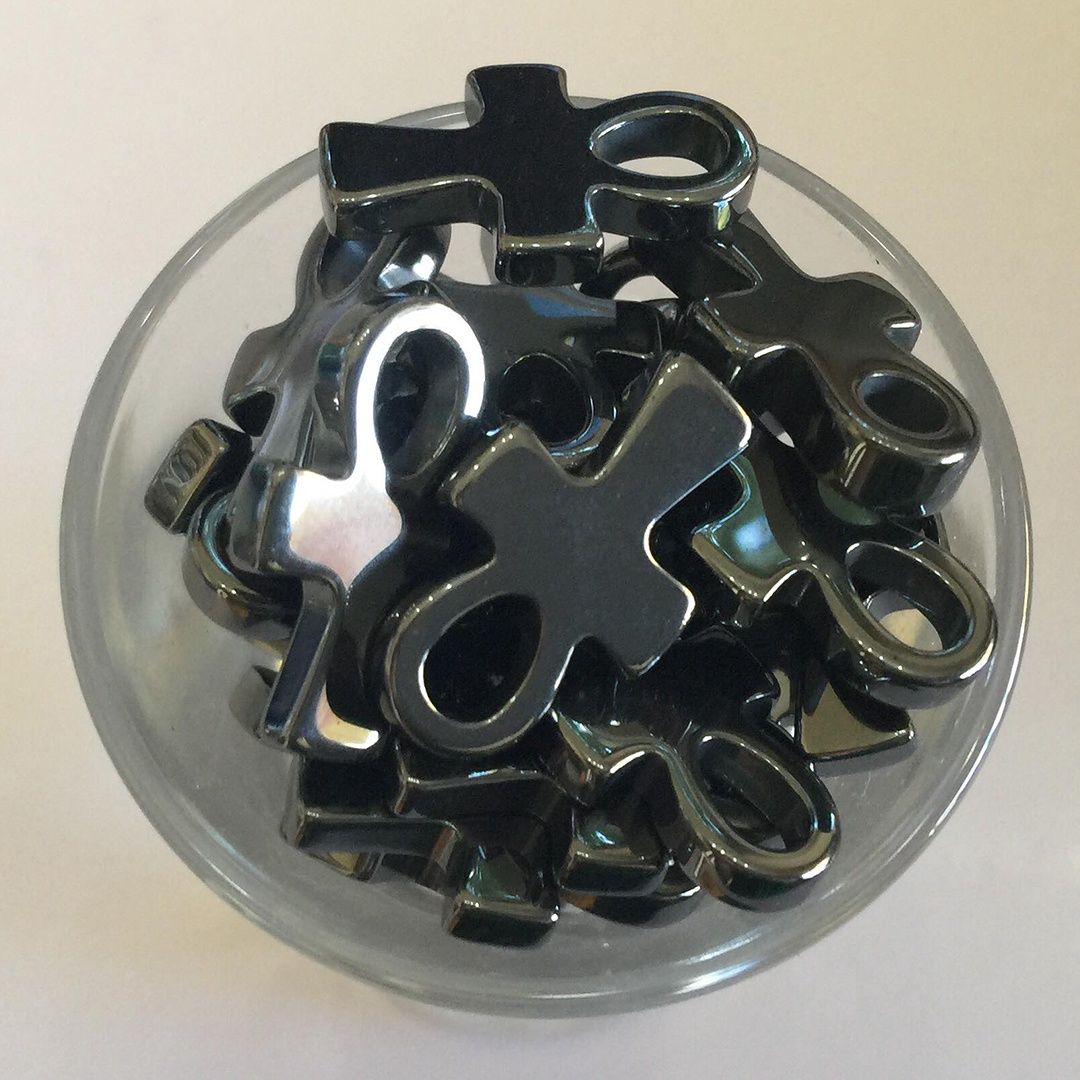 Hematite Ankh -21mm