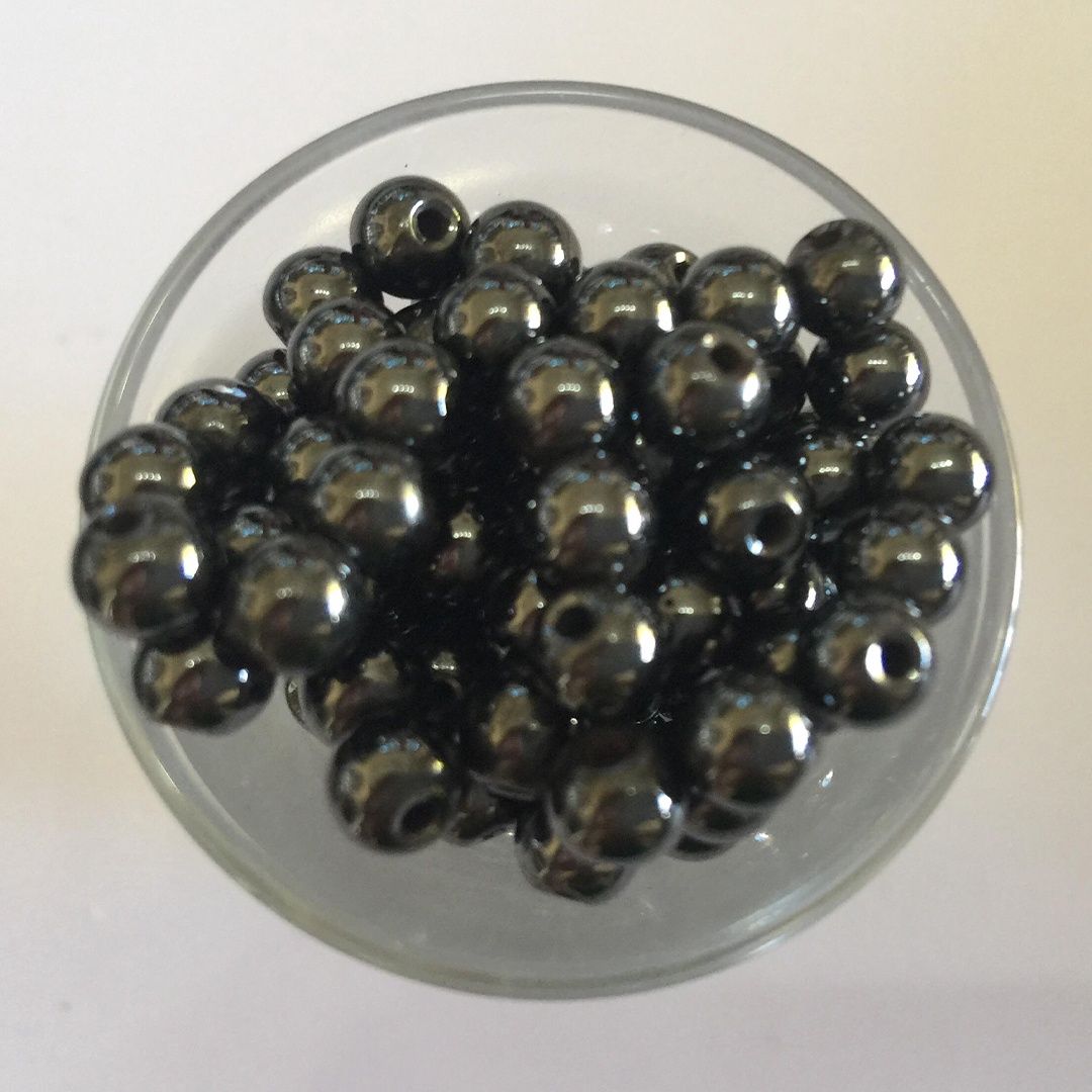 Hematite Magnetic Round - 6mm