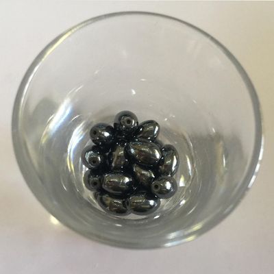 Hematite Medium Oval - 9mm