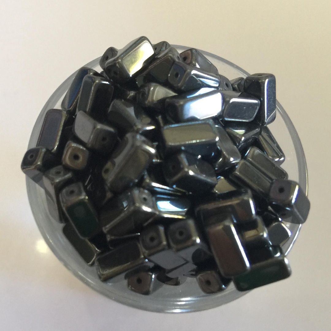 Hematite Rectangle - 8mm