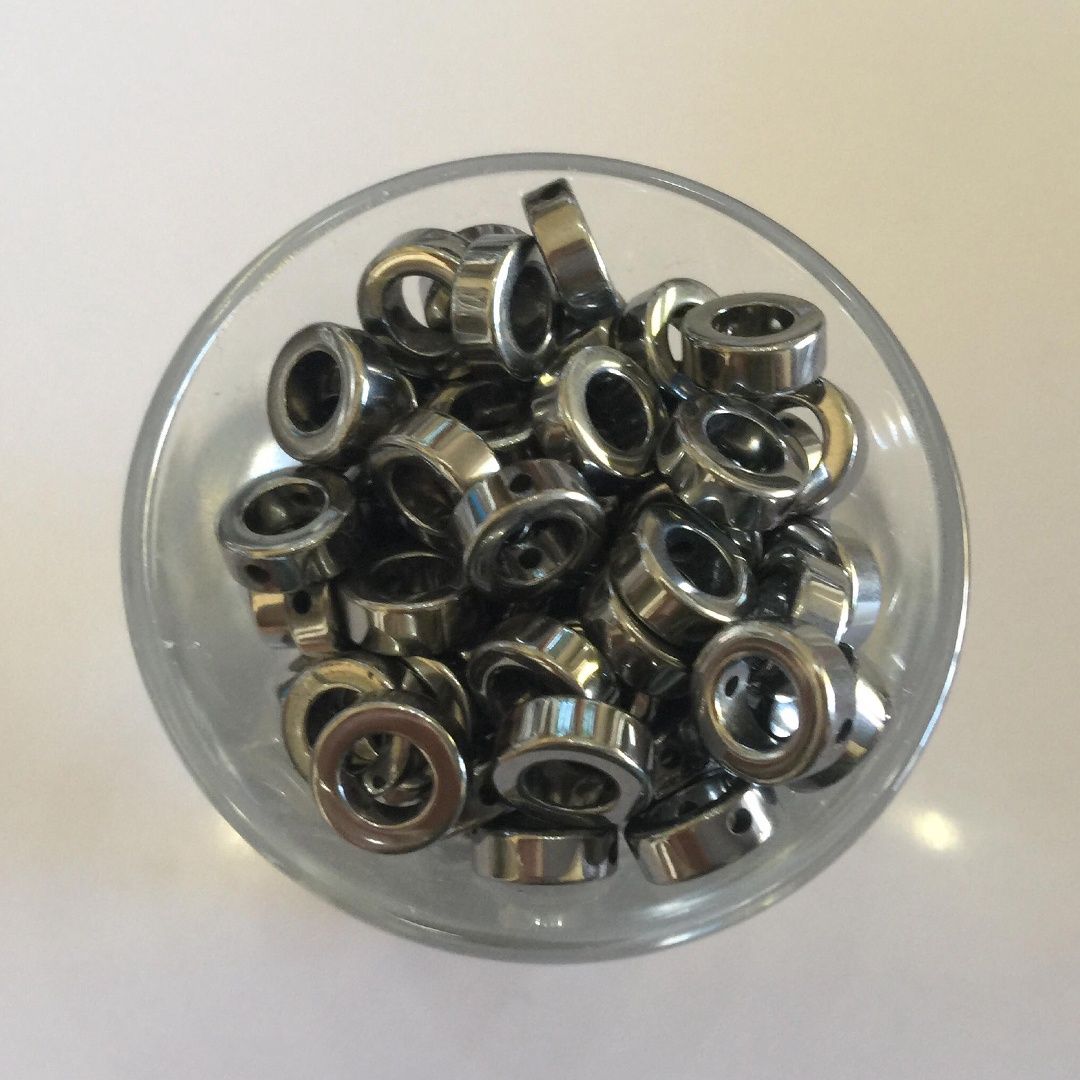 Hematite Open Ring - 8mm