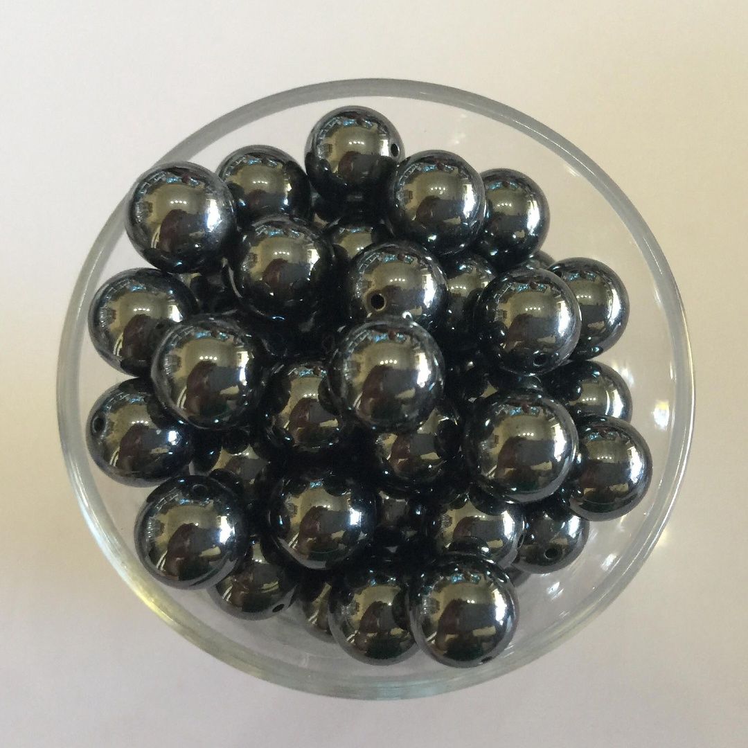 Hematite Round - 8mm