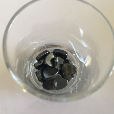 Hematite Large Heart (Thick) - 9mm