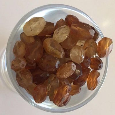 Hesonite Faceted Oval - 8mm