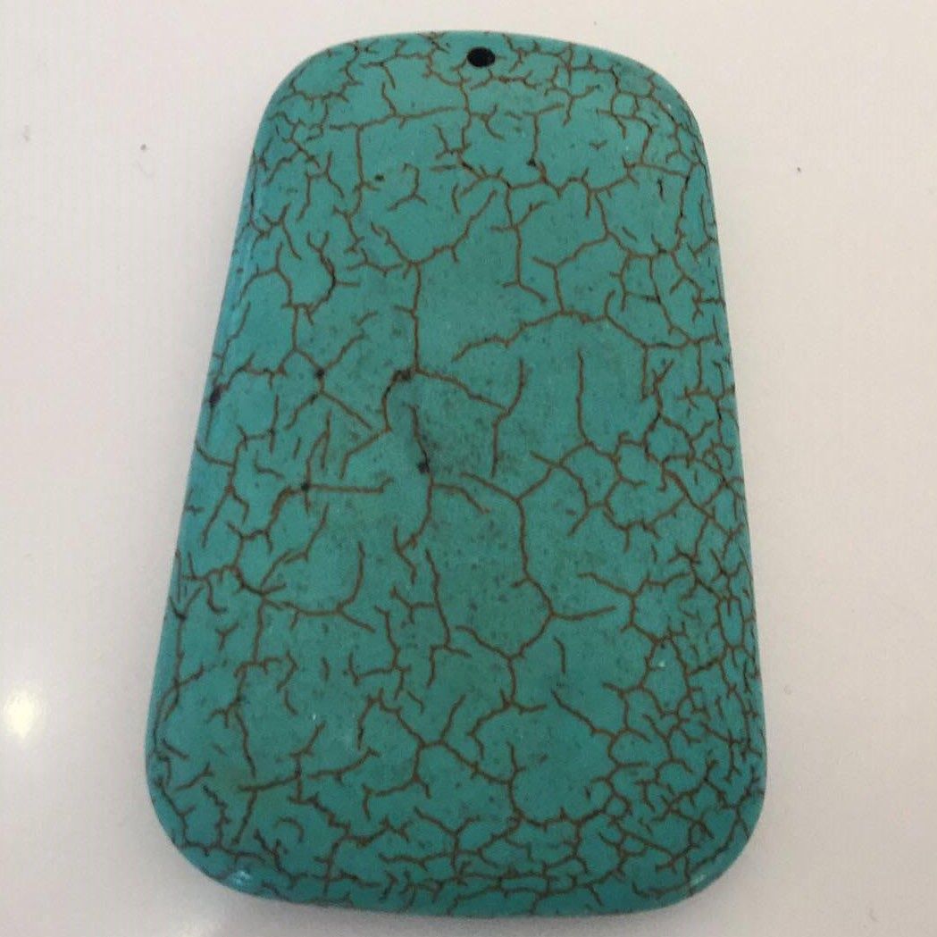 Howlite Trapezoid - 60mm