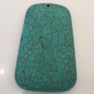 Howlite Trapezoid - 60mm