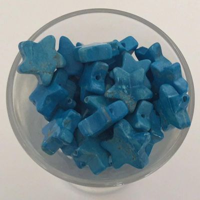 Howlite Star - Blue 10mm