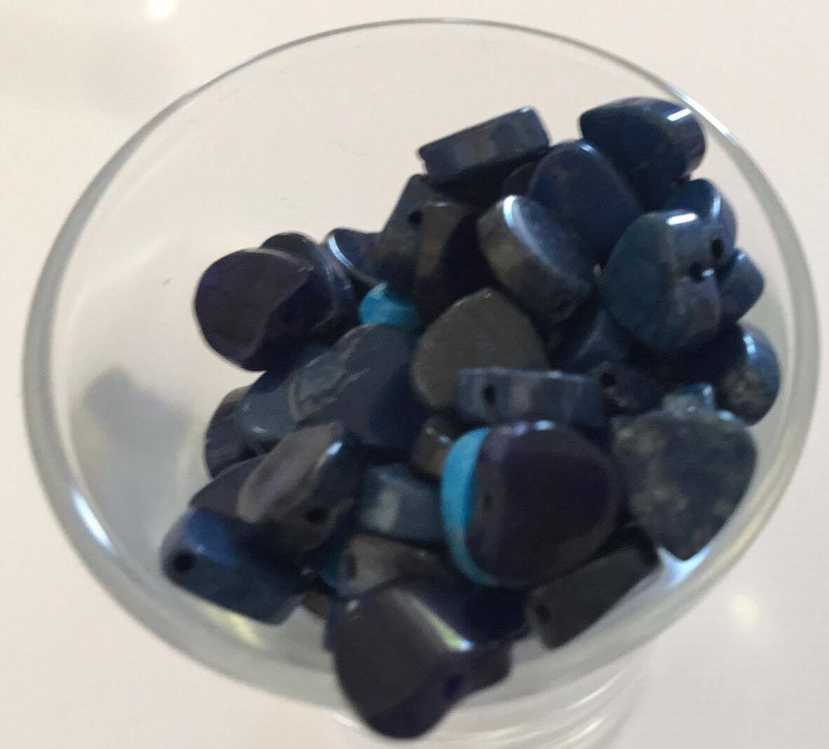 Lapis Howlite Heart - 8mm