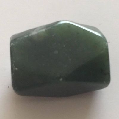 Jade Faceted Tube - Green 20mm