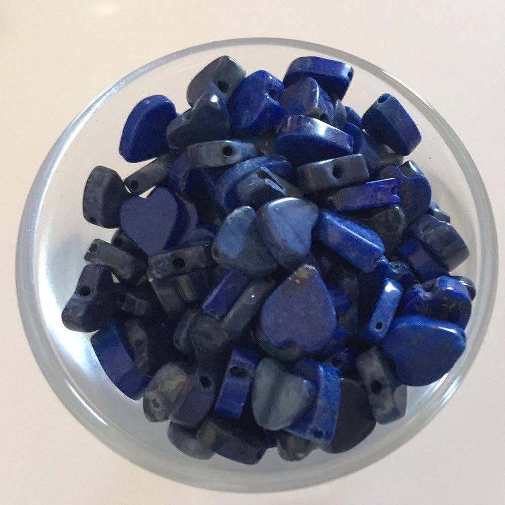 Lapis Howlite - Small Heart 5mm
