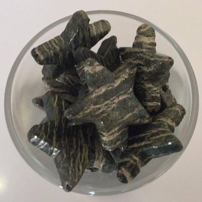 Jasper Star - Silver Leaf 18mm