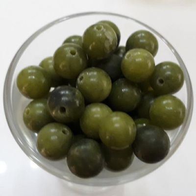 Jade Round - Green 8mm