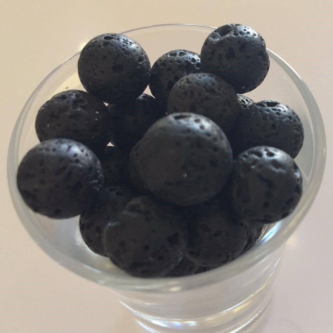 Lava Round - Black 10mm