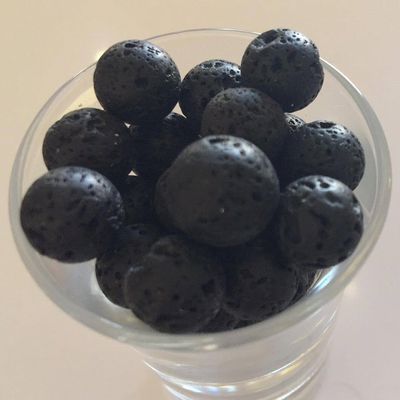 Lava Round - Black 10mm