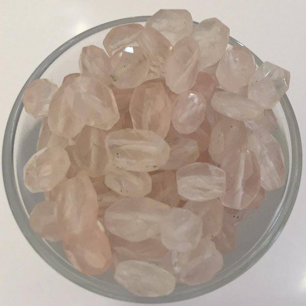 Rose Quartz - Faceted Oval 10mm