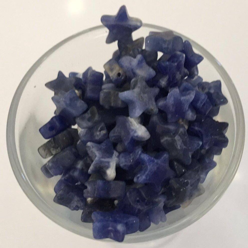 Sodalite Stars - 8mm