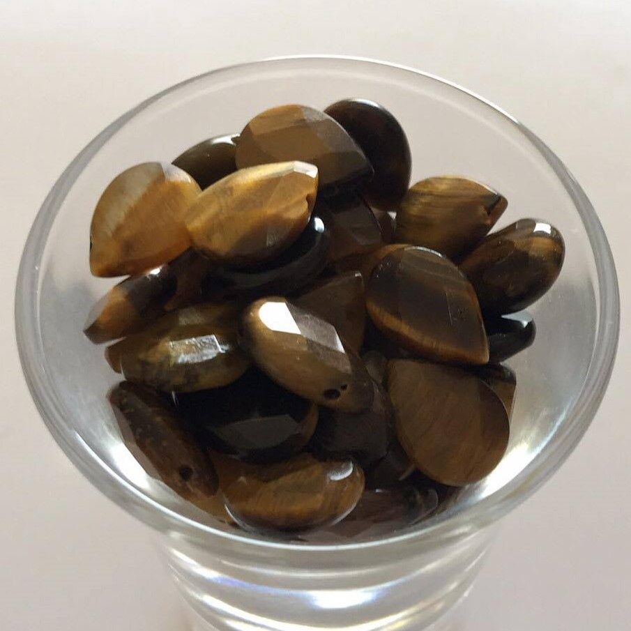 Tigers Eye Bridlette - 12mm