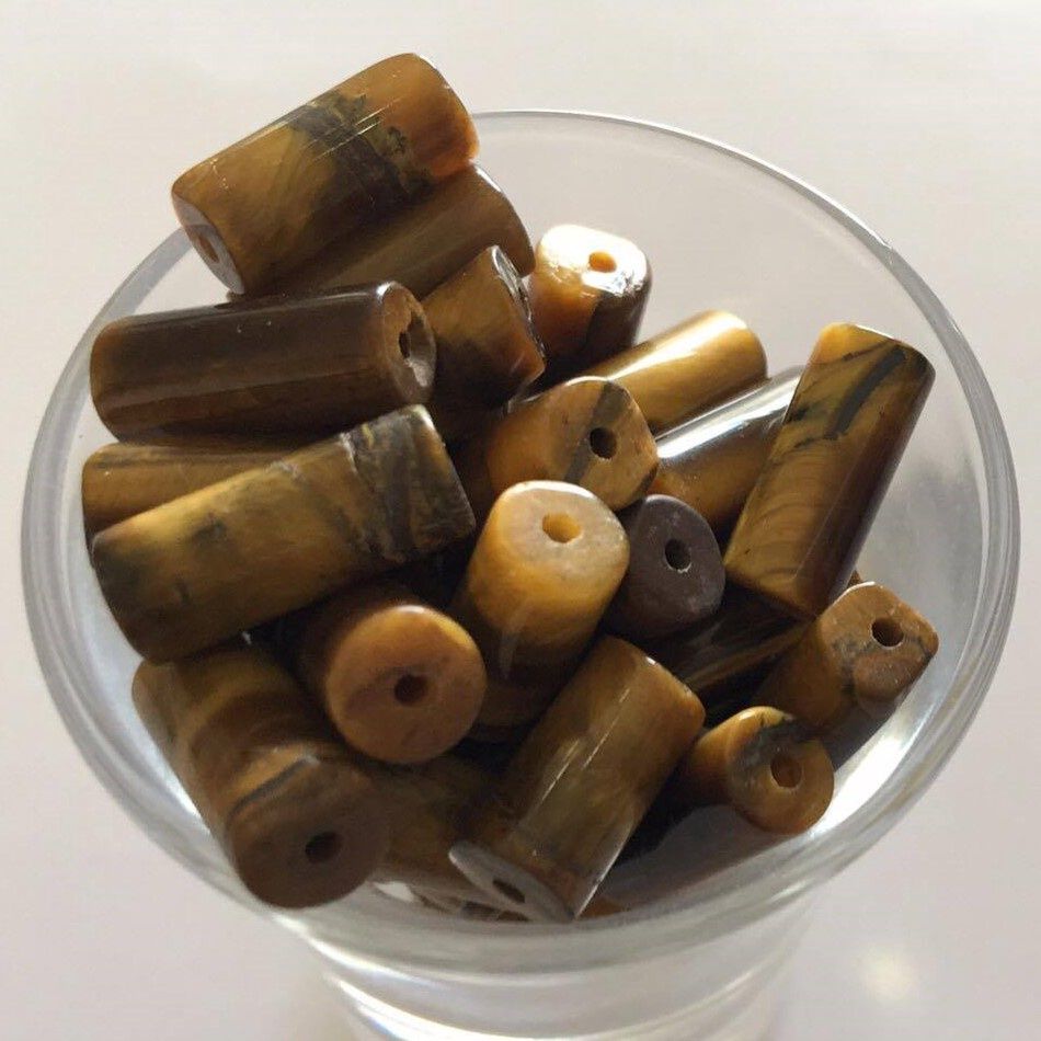 Tigers Eye Cylinder - 14mm