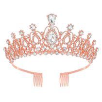 Rose Gold Princess Tiara