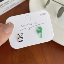 Full Belly Panda Earrings