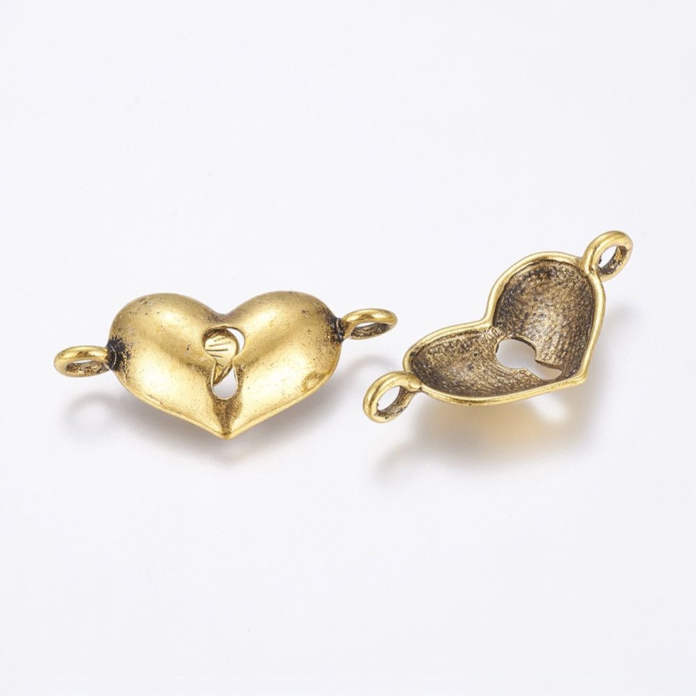 Key To Your Heart Charm - Gold