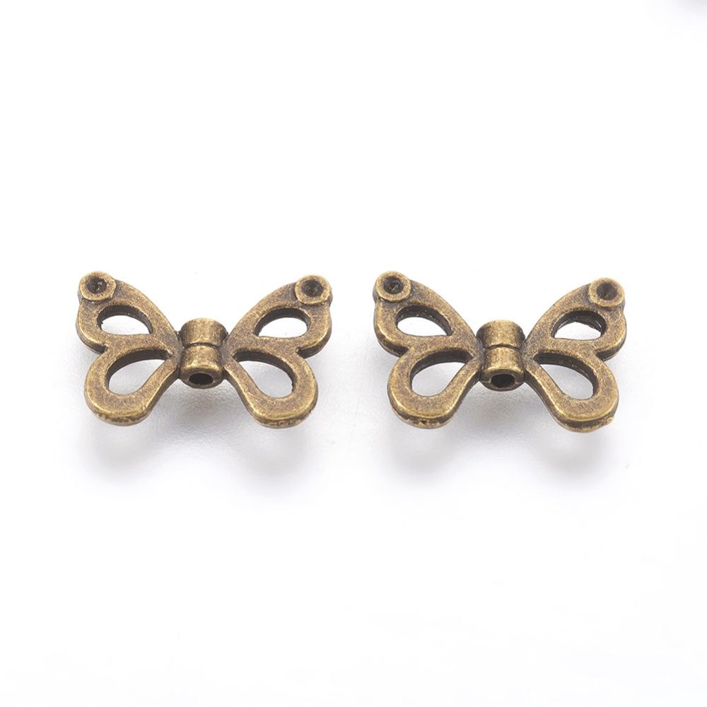 Butterfly Charm - Bronze 10x15mm