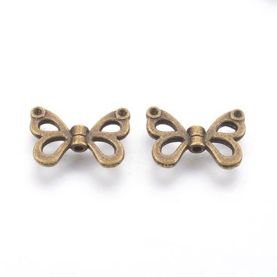 Butterfly Charm - Bronze 10x15mm