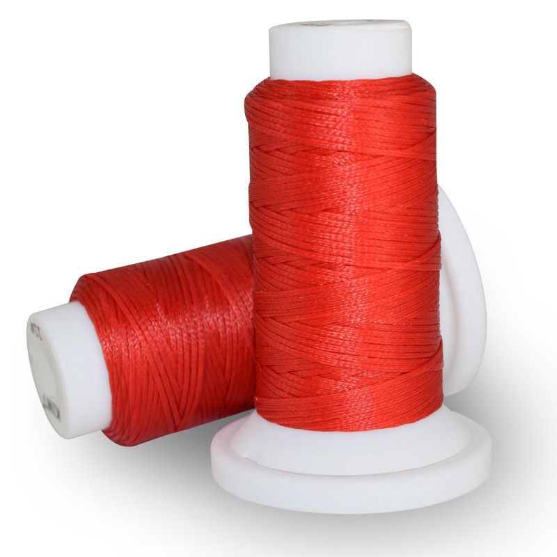 Waxed Cord - Red 0.8mm