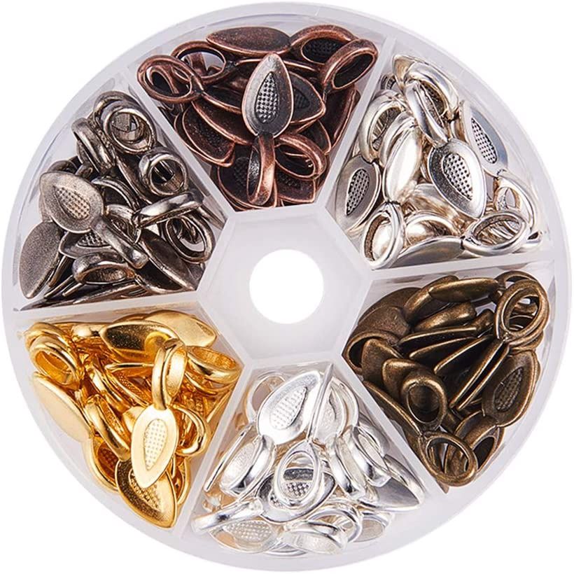 Tibetan Style Bail - Mixed 21x8mm