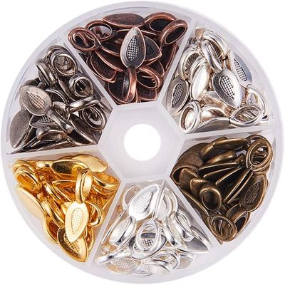 Tibetan Style Bail - Mixed 21x8mm