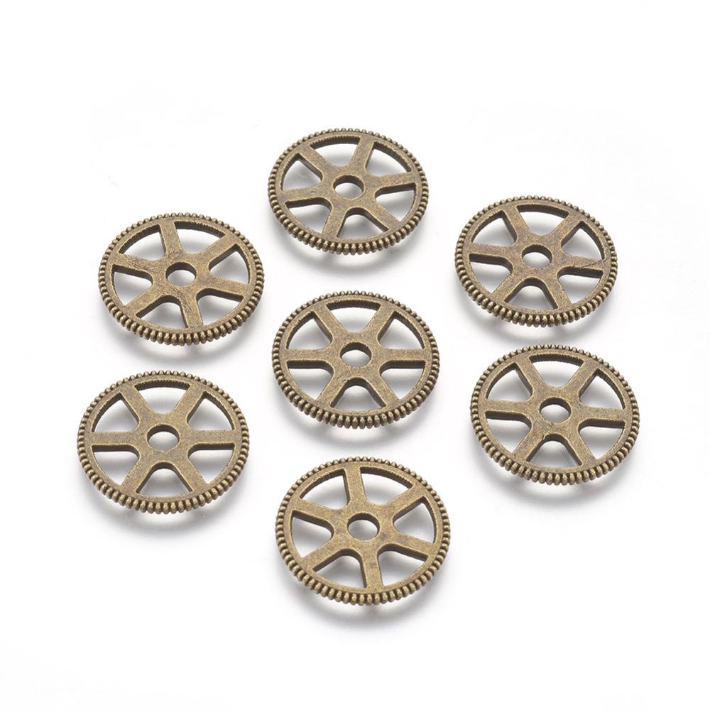 Steampunk Cog Gears - Bronze 20mm