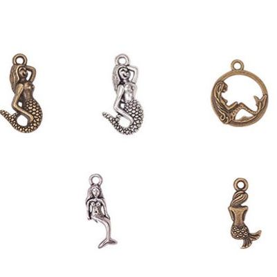 Mermaid Theme Charms - Small Mix