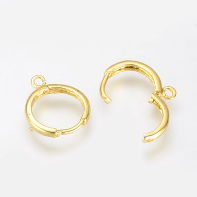 Leveback Hoop Earring - Gold 17mm (Pair)